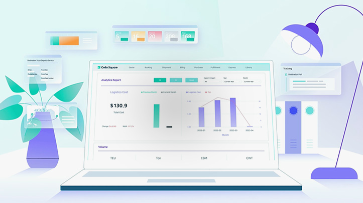物流平台可视化 - 琴路捷(Cello Square)平台功能介绍