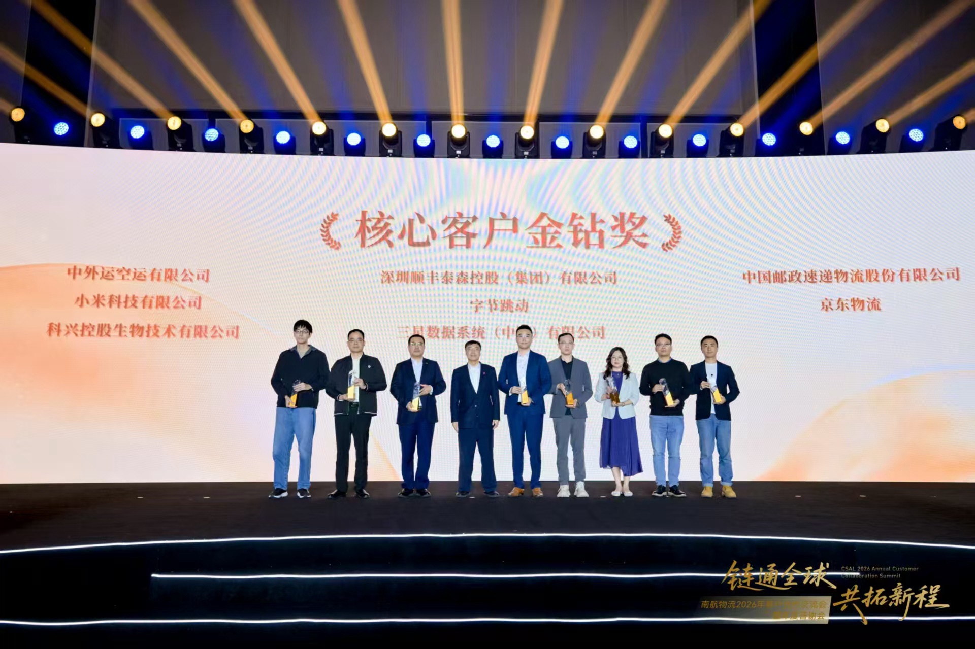 三星SDS斩获南航物流,2026年度核心客户金钻奖 三星SDS斩获南航物流,2026年度核心客户金钻奖