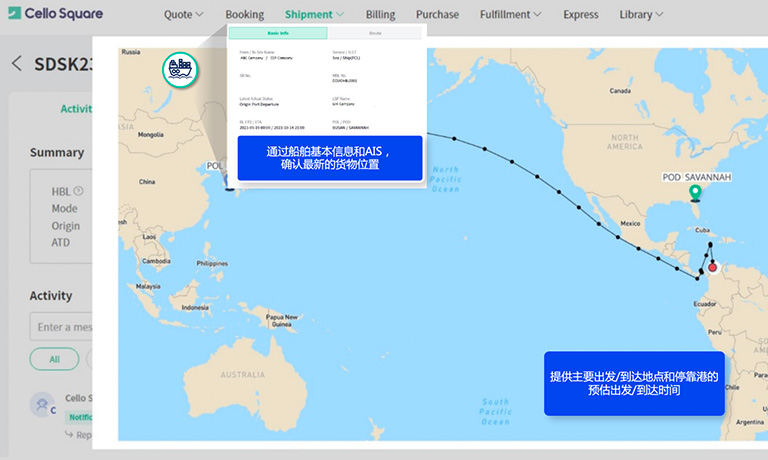 海运轨迹追踪 海运轨迹追踪